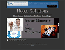 Tablet Screenshot of hoteasolutions.com